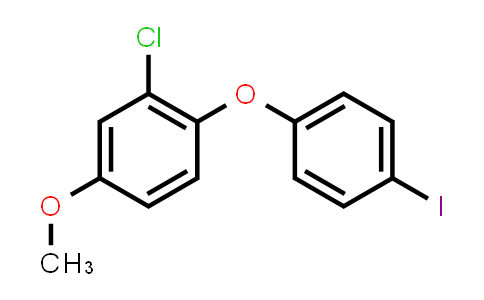 2-Chloro-1-(4-iodophenoxy)-4-methoxybenzene