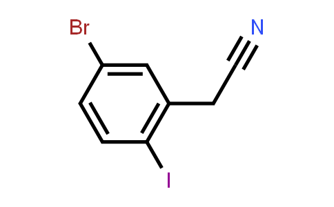 5-Bromo-2-iodophenylacetonitrile