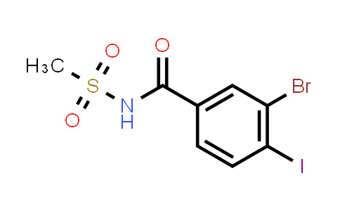 N-(3-Bromo-4-iodobenzoyl)-methanesulfonamide