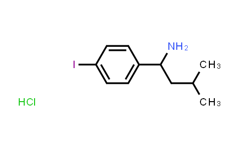 1-(4-Iodophenyl)-3-methylbutan-1-amine hydrochloride