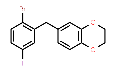 6-(2-Bromo-5-iodobenzyl)-2,3-dihydrobenzo[b][1,4]dioxine