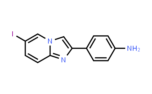 4-(6-Iodoimidazo[1,2-a]pyridin-2-yl)aniline