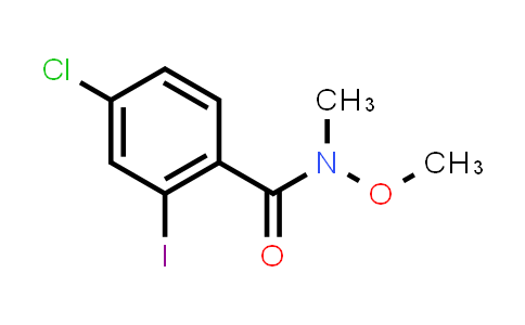 4-Chloro-2-iodo-N-methoxy-N-methylbenzamide