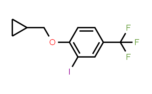 1-Cyclopropylmethoxy-2-iodo-4-trifluoromethylbenzene