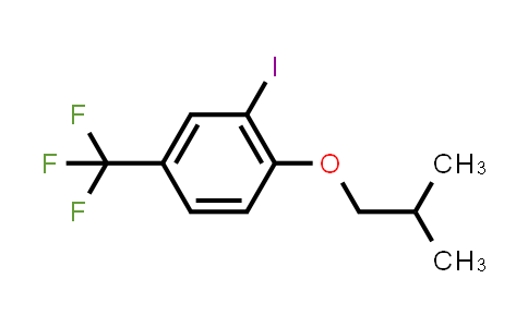 2-Iodo-1-isobutoxy-4-trifluoromethylbenzene