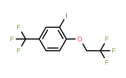 2-Iodo-1-(2,2,2-trifluoroethoxy)-4-trifluoromethylbenzene