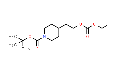 Iodomethyl 2-(1-(tert-butoxycarbonyl)-4-piperidyl)-ethyl carbonate