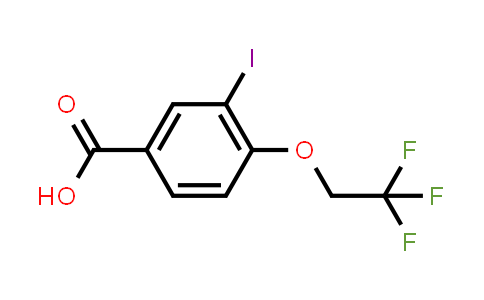 3-Iodo-4-(2,2,2-trifluoroethoxy)benzoic acid