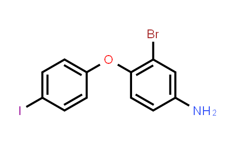 3-Bromo-4-(4-iodophenoxy)-phenylamine