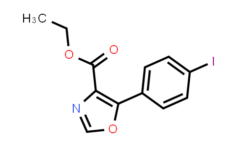 5-(4-Iodophenyl)-oxazole-4-carboxylic acid ethyl ester