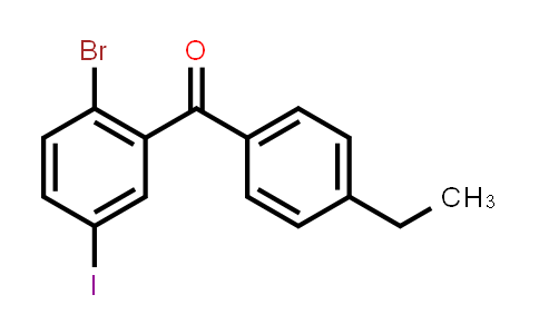 (2-Bromo-5-iodophenyl)-(4-ethylphenyl)-methanone