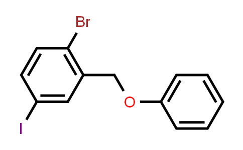 4-Bromo-1-iodo-3-phenoxymethylbenzene