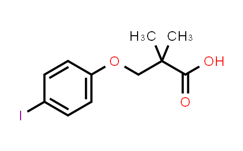 3-(4-Iodophenoxy)-2,2-dimethylpropionic acid