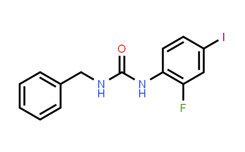 1-Benzyl-3-(2-fluoro-4-iodophenyl)urea