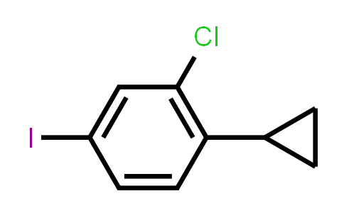 2-Chloro-1-cyclopropyl-4-iodobenzene