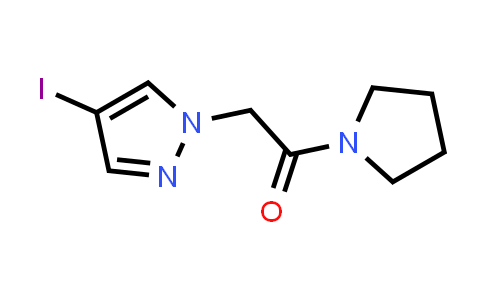 2-(4-Iodo-1H-pyrazol-1-yl)-1-(pyrrolidin-1-yl)ethan-1-one