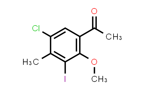 1-(5-Chloro-3-iodo-2-methoxy-4-methylphenyl)ethanone