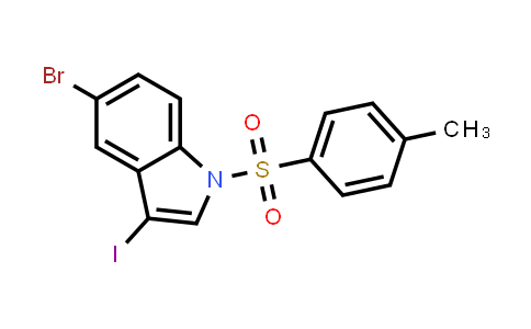 5-Bromo-3-iodo-1-tosyl-1H-indole