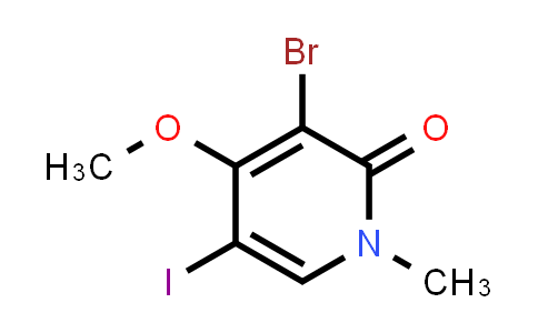 3-Bromo-5-iodo-4-methoxy-1-methylpyridin-2(1H)-one