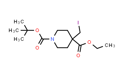 1-tert-Butyl 4-ethyl 4-(iodomethyl)piperidine-1,4-dicarboxylate