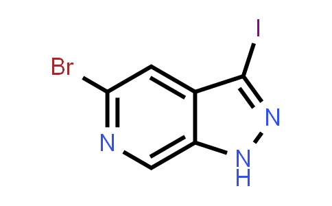 5-Bromo-3-iodo-1H-pyrazolo[3,4-c]pyridine