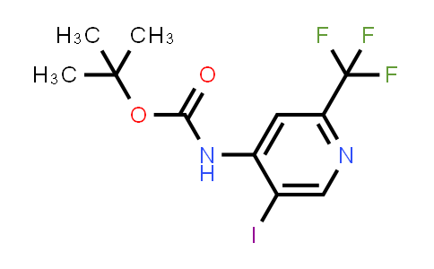 tert-Butyl 2-(trifluoromethyl)-5-iodopyridin-4-ylcarbamate