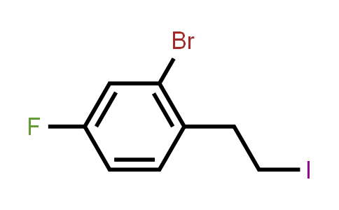 2-Bromo-4-fluoro-1-(2-iodoethyl)-benzene