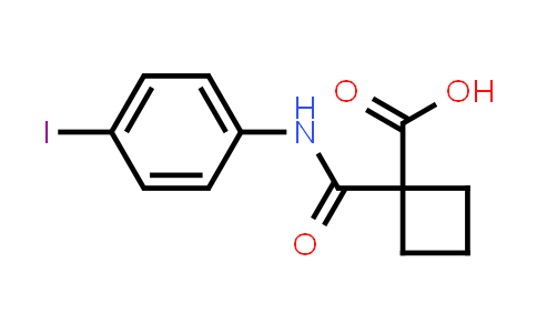 1-(4-Iodophenylcarbamoyl)-cyclobutanecarboxylic acid