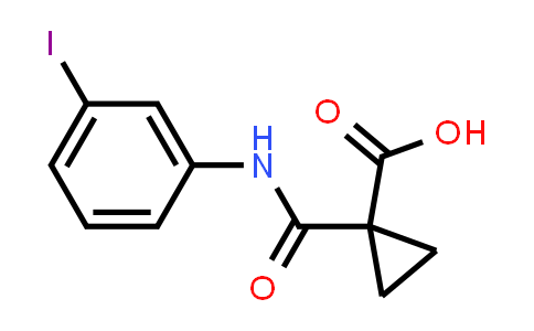 1-[(3-Iodophenyl)carbamoyl]cyclopropane-1-carboxylic acid