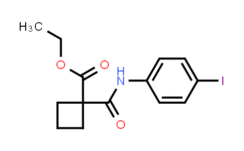 1-(4-Iodophenylcarbamoyl)-cyclobutanecarboxylic acid ethyl ester