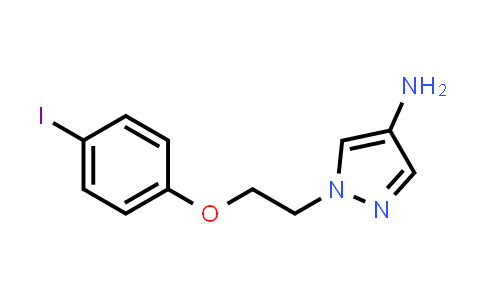 1-[2-(4-Iodophenoxy)ethyl]-1H-pyrazol-4-amine