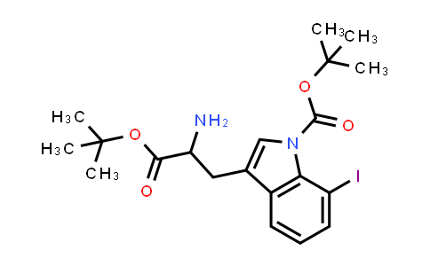 S-3-(2-Amino-2-tert-butoxycarbonylethyl)-7-iodo-indole-1-carboxylic acid tert-butyl ester