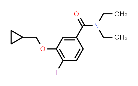 3-(Cyclopropylmethoxy)-N,N-diethyl-4-iodobenzamide