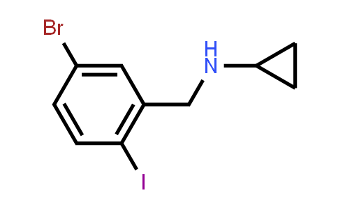 (5-Bromo-2-iodobenzyl)-cyclopropylamine