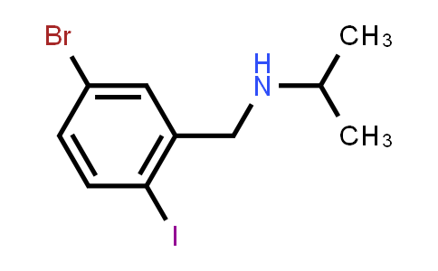 (5-Bromo-2-iodobenzyl)-isopropylamine