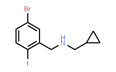 (5-Bromo-2-iodobenzyl)-cyclopropylmethylamine