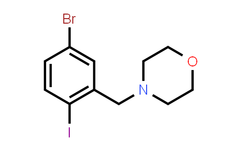 4-(5-Bromo-2-iodobenzyl)-morpholine