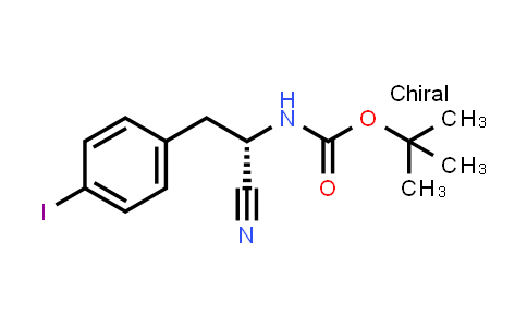 (S)-tert-Butyl 1-cyano-2-(4-iodophenyl)ethylcarbamate