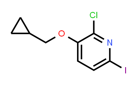 2-Chloro-3-(cyclopropylmethoxy)-6-iodopyridine