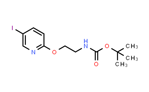 tert-Butyl (2-((5-iodopyridin-2-yl)oxy)ethyl)carbamate