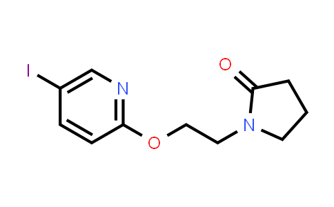 1-(2-((5-Iodopyridin-2-yl)oxy)ethyl)pyrrolidin-2-one