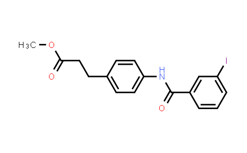 Methyl 3-(4-(3-iodobenzamido)phenyl)propanoate