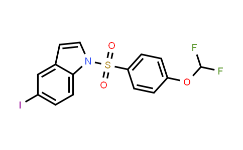 1-(4-Difluoromethoxybenzenesulfonyl)-5-iodo-1H-indole