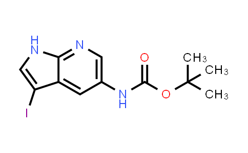 tert-Butyl 3-iodo-1H-pyrrolo[2,3-b]pyridin-5-ylcarbamate