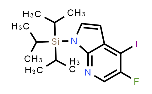 5-Fluoro-4-iodo-1-(triisopropylsilyl)-1H-pyrrolo[2,3-b]pyridine