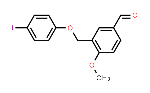 3-[(4-Iodophenoxy)methyl]-4-methoxybenzaldehyde