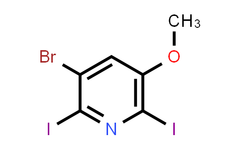 3-Bromo-2,6-diiodo-5-methoxypyridine