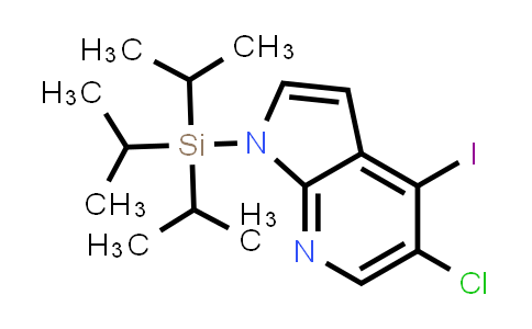 5-Chloro-4-iodo-1-(triisopropylsilyl)-1H-pyrrolo[2,3-b]pyridine