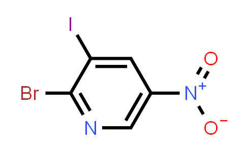 2-Bromo-3-iodo-5-nitropyridine