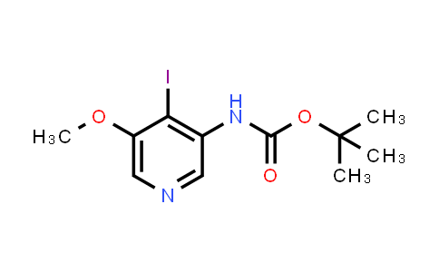 tert-Butyl 4-iodo-5-methoxypyridin-3-ylcarbamate